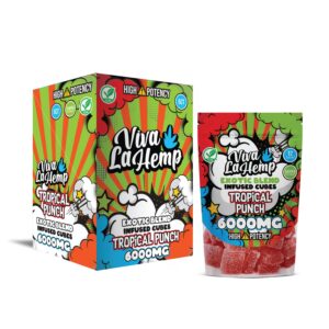 Tropical Punch - Viva La Hemp Infused Cube Gummies 6000MG - Viva La Hemp - DC LLC