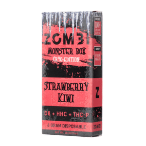 Strawberry Kiwi - Zombi Monster Box THCP Disposable 6G - Zombi - DC LLC