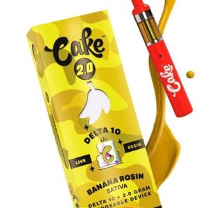 Banana Rosin - Cake Delta 10 Live Resin Disposable Vape 2G - Cake - DC LLC