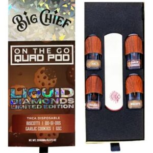 Biscotti Edition - Big Chief On The Go Quad Pod Disposable 2G - Big Chief - DC LLC