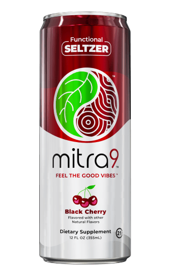 Black Cherry - Mitra 9 Kratom Seltzer 12OZ