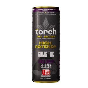Black Cherry - Torch THC Seltzer 60MG - Torch - DC LLC