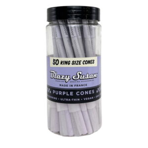 Blazy Susan Purple King Size Pre Rolled Cones | 50CT Jar - Blazy Susan - DC LLC