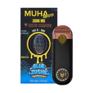 Blue Zushii - Muha Meds Gen 3 Melted Diamonds Disposable 3.5G - Muha Meds - DC LLC