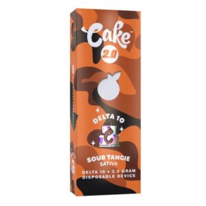 Sour Tangie - CAKE Delta 10 Disposable Vape 2G - Cake - DC LLC