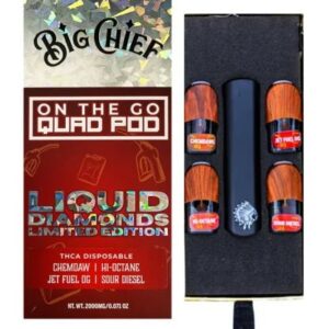 Chemdaw Edition - Big Chief On The Go Quad Pod Disposable 2G - Big Chief - DC LLC