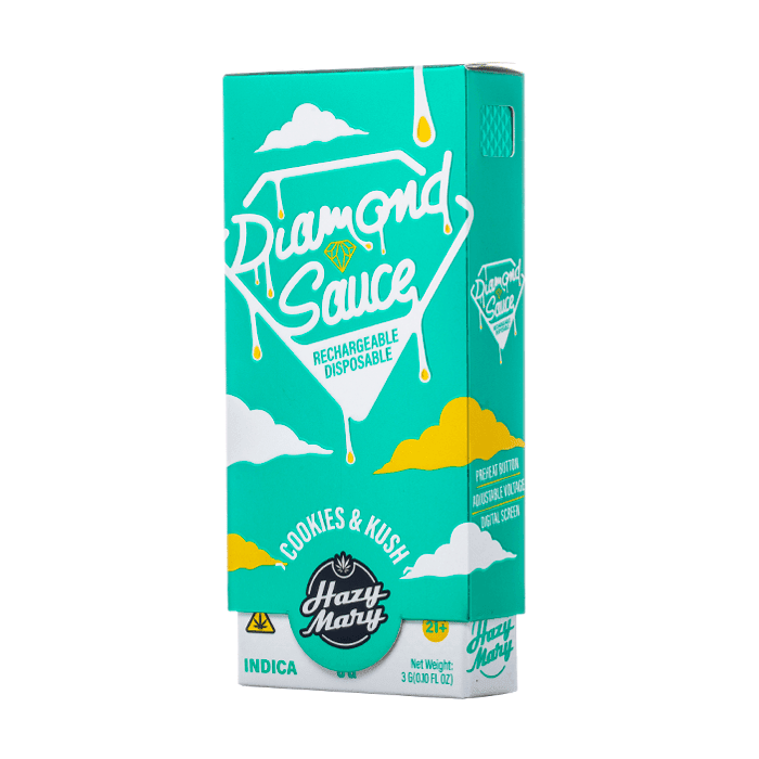 Cookies & Kush - Hazy Mary Diamond Sauce Disposable 3G - Hazy Mary - DC LLC