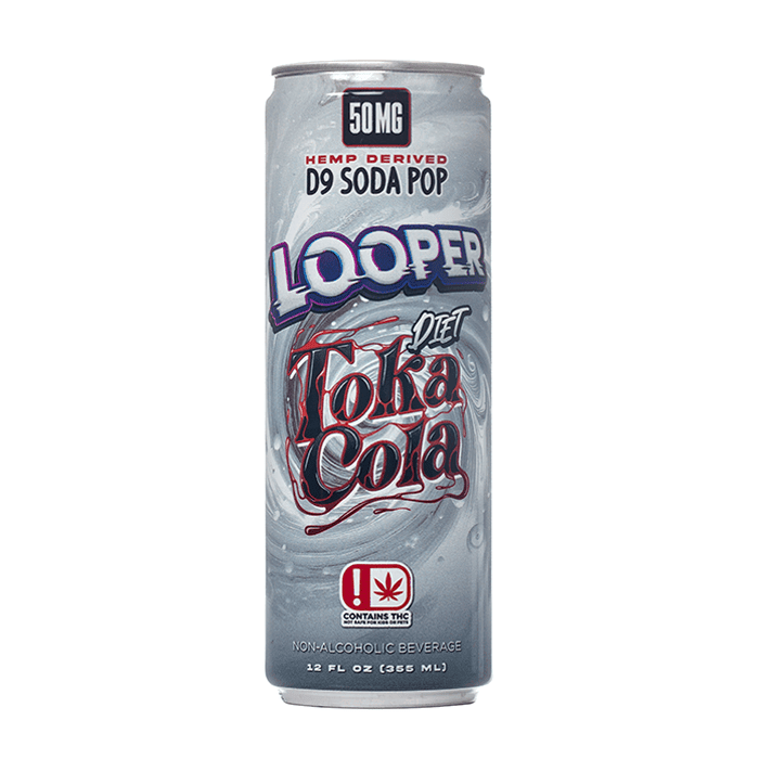 Diet Toka Cola - Looper Delta 9 Soda 50MG - Looper - DC LLC