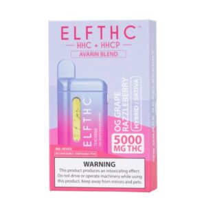 OG Grape Razzleberry - ELF THC Avarin Blend Disposable Vape 5G - ELF THC - DC LLC