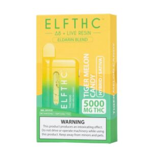 Tiger Melon Candy - ELF THC Eldarin Blend Disposable Vape 5G - ELF THC - DC LLC