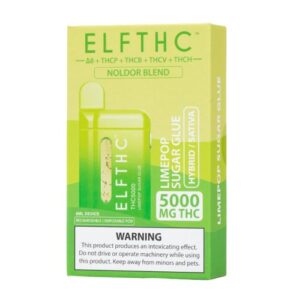 Limepop Sugar Glue - ELF THC Noldor Blend Disposable Vape 5G - ELF THC - DC LLC