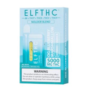 OG Blueberry Marshmallow - ELF THC Noldor Blend Disposable Vape 5G - ELF THC - DC LLC