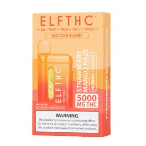 Strawberry Mango Haze - ELF THC Noldor Blend Disposable Vape 5G - ELF THC - DC LLC