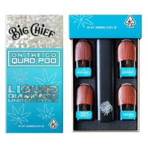 Kush Mintz Edition - Big Chief On The Go Quad Pod Disposable 2G - Big Chief - DC LLC