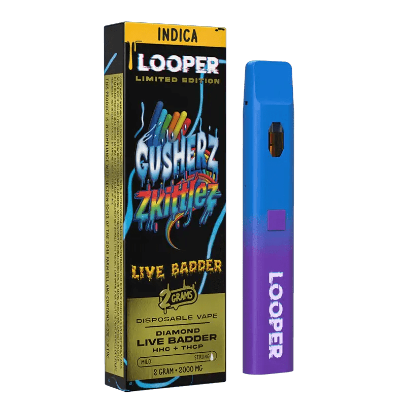 Gusherz Zkittlez - Looper Live Badder Disposable - Looper - DC LLC
