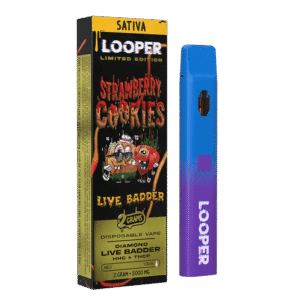 Strawberry Cookies - Looper Live Badder Disposable - Looper - DC LLC