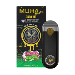 Lychee Kush - Muha Meds Gen 3 Live Resin Disposable 3.5G - Muha Meds - DC LLC