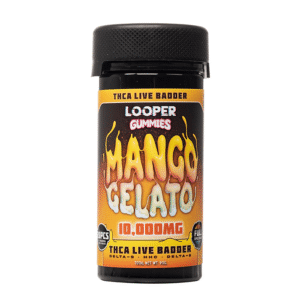 Mango Gelato - Looper THCA Live Badder Gummies 10000MG - Looper - DC LLC