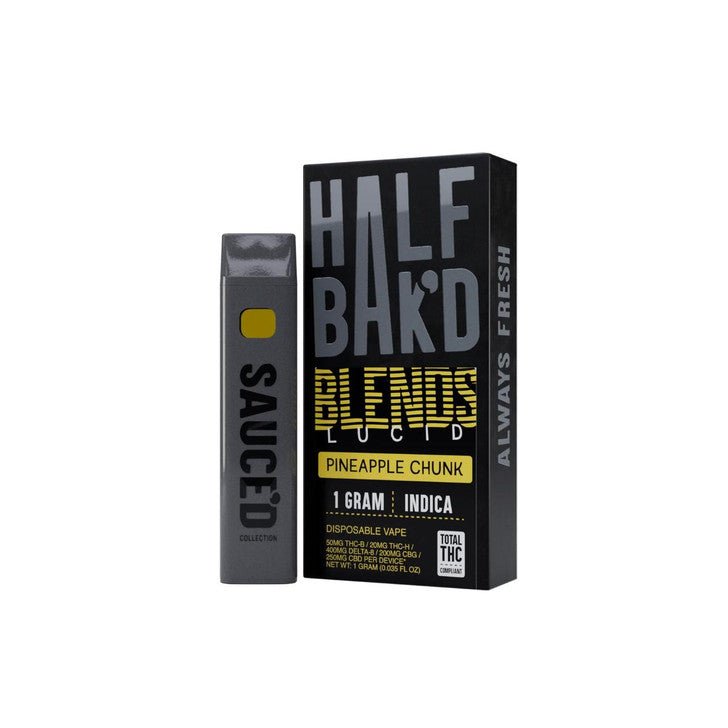 Pineapple Chunk - Half Bak'd Lucid Blend Disposable 1G - Half Bak'd - DC LLC
