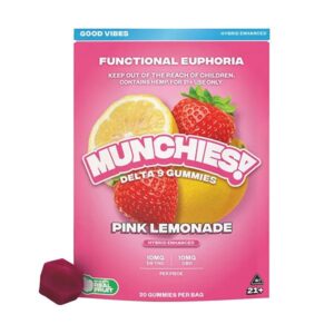 Pink Lemonade - Delta Munchies Euphoria Delta 9 Gummies - Munchies - DC LLC