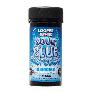 Sour Blue Raspberry - Looper THCA Gummies 10000MG - Looper - DC LLC