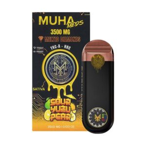 Sour Yuzu Pear - Muha Meds Gen 3 Melted Diamonds Disposable 3.5G - Muha Meds - DC LLC
