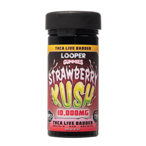 Strawberry Kush - Looper THCA Live Badder Gummies 10000MG - Looper - DC LLC
