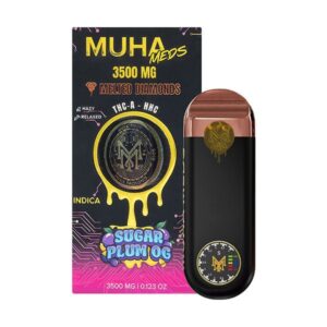 Sugar Plum OG - Muha Meds Gen 3 Melted Diamonds Disposable 3.5G - Muha Meds - DC LLC
