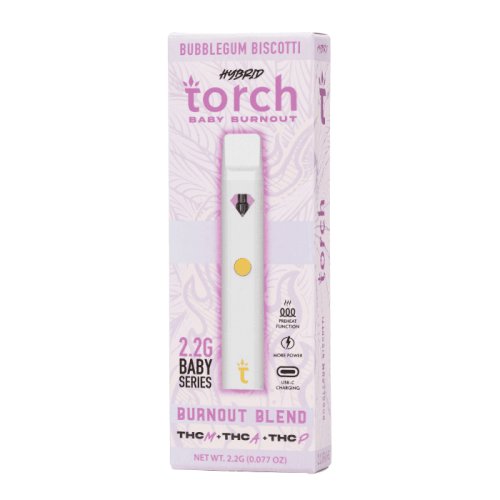 Bubblegum Biscotti - Torch Baby Burnout Blend Disposable Vape 2.2G - Torch - DC LLC