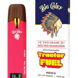 Tractor Fuel - Big Chief Melted Diamonds THCA Disposable 2G - Big Chief - DC LLC