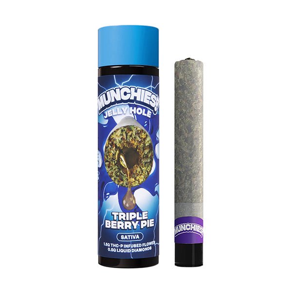Triple Berry Pie - Munchies Jelly Hole THCP Pre Rolls 2G - Munchies - DC LLC