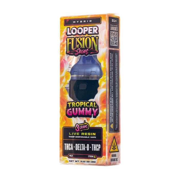 Tropical Gummy - Looper Fusion Live Resin Disposable 3G - Looper - DC LLC