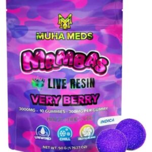 Very Berry - Muha Meds Live Resin Mamba Gummies 3000mg - Muha Meds - DC LLC